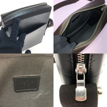  LOUIS VUITTON ルイヴィトン モノグラム グラセ ボビー M46520 ダークブラウン