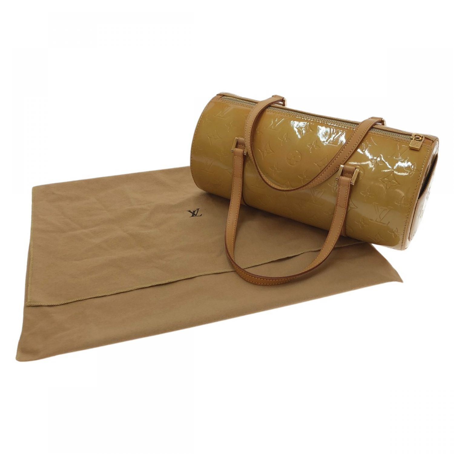 中古】 LOUIS VUITTON ルイヴィトン モノグラム ヴェルニ ベッド