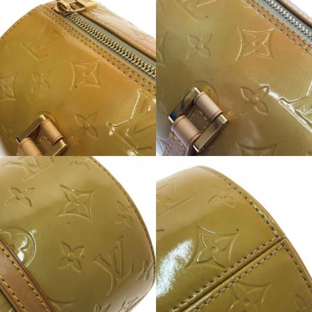  LOUIS VUITTON ルイヴィトン モノグラム ヴェルニ ベッドフォード ハンドバッグ M91006 ベージュ