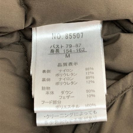  DAUNEN ロングダウンジャケット Mサイズ 85507 ライトブラウン