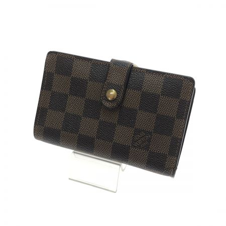  LOUIS VUITTON ルイヴィトン ダミエ ポルト モネ・ビエ ヴィエノワ 本体のみ N61664 ブラウン