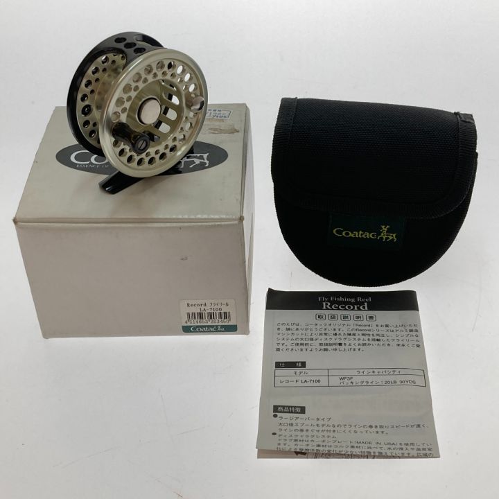 Coatac Coatac Record フライリール LA7100｜中古｜なんでもリサイクルビッグバン