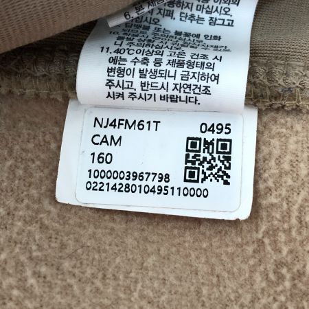  THE NORTH FACE ザノースフェイス スノー シティ フリース フーディ 160cm NJ4FM61T ベージュ