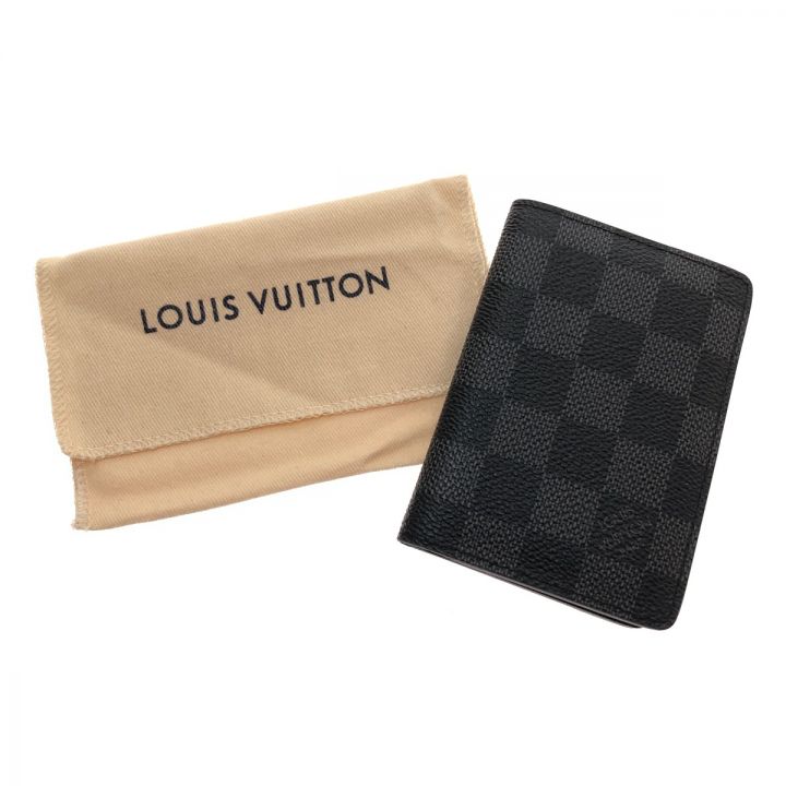 LOUIS VUITTON ルイヴィトン カードケース オーガナイザー・ドゥ ポッシュ N63143 ブラック｜中古｜なんでもリサイクルビッグバン