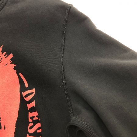  DIESEL ディーゼル スウェットパーカー モヒカンロゴブレイブマン XLサイズ RN93243 CA25594 ブラック