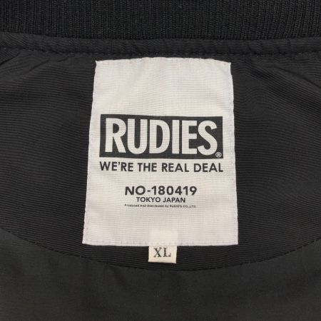  RUDIES ブルゾン XLサイズ パープル×ブラック系