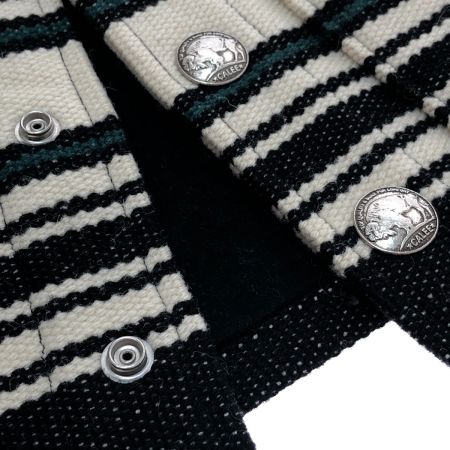  CALEE ウールボーダーベスト Mサイズ