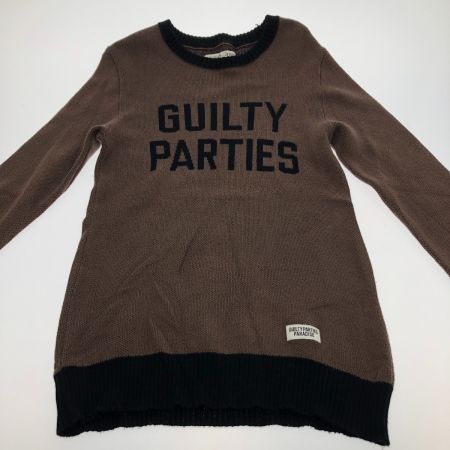  WACKO MARIA ワコマリア ロゴニット セーター Mサイズ 16SS-WMK-KN10 ブラウン