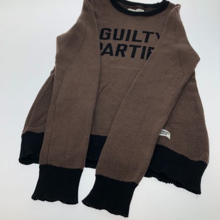  WACKO MARIA ワコマリア ロゴニット セーター Mサイズ 16SS-WMK-KN10 ブラウン