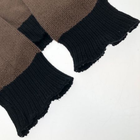  WACKO MARIA ワコマリア ロゴニット セーター Mサイズ 16SS-WMK-KN10 ブラウン