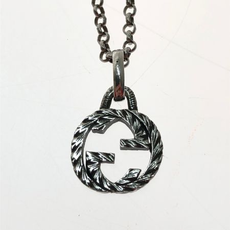  GUCCI グッチ インターロッキングG アラベスク ネックレス SILVER925 シルバー