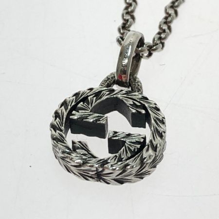  GUCCI グッチ インターロッキングG アラベスク ネックレス SILVER925 シルバー