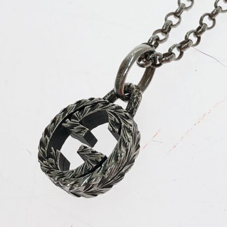  GUCCI グッチ インターロッキングG アラベスク ネックレス SILVER925 シルバー