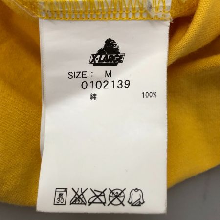  X-LARGE エクストララージ 半袖Tシャツ Mサイズ 0102139 イエロー