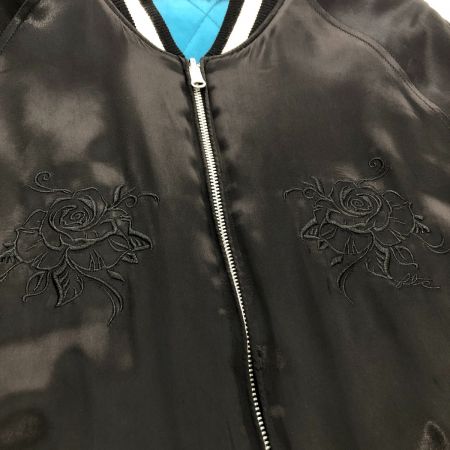  Schott ショット Schott×FTC リバーシブルスカジャン Lサイズ 3162049 ブルー×ホワイト