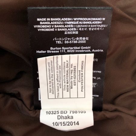  BURTON バートン スノーボードウェア(上下セット)  上S 下Mサイズ 10325 BD 798105/10105 VN 798064 ブラック