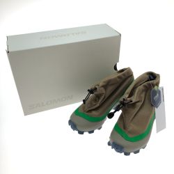 □□ SALOMON サロモン MM6 メゾンマルジェラ スニーカー 22cm S66WS0082 ベージュ×グリーン Aランク