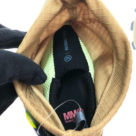  SALOMON サロモン MM6 メゾンマルジェラ スニーカー 22cm S66WS0082 ベージュ×グリーン