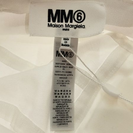  MM6 ベースボールキャップ Mサイズ S52TC0054 ホワイト