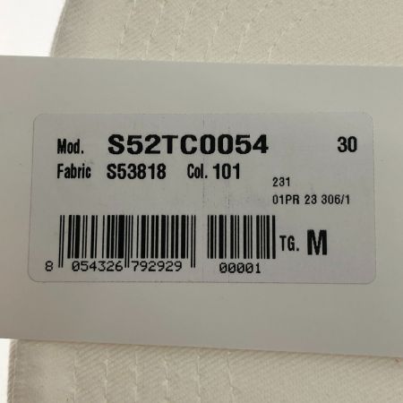  MM6 ベースボールキャップ Mサイズ S52TC0054 ホワイト