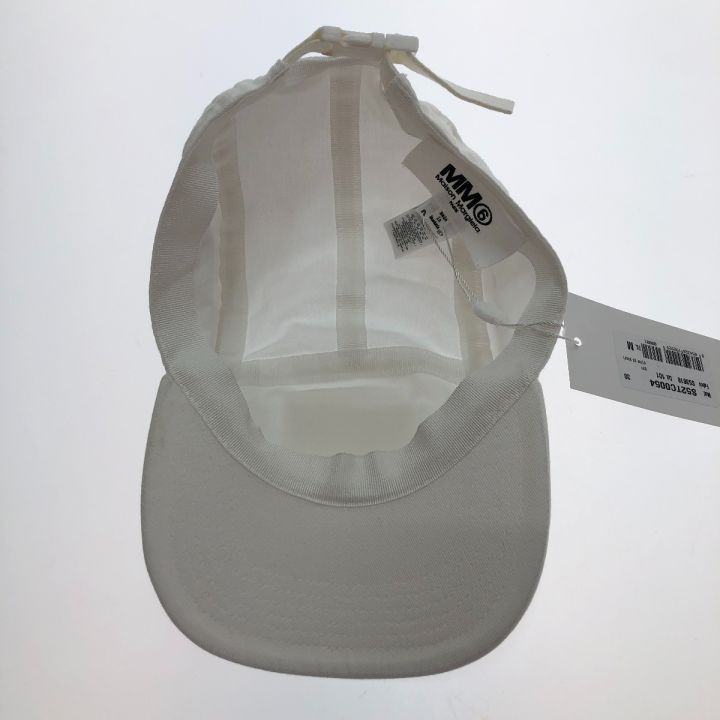 MM6 ベースボールキャップ Mサイズ S52TC0054 ホワイト - 中古