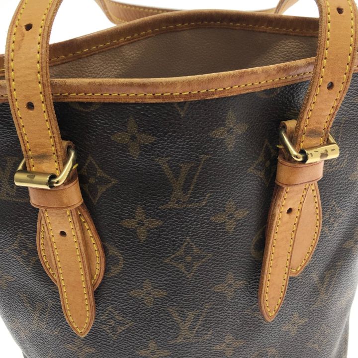 LOUIS VUITTON ルイヴィトン モノグラム プチ・バケット トートバッグ