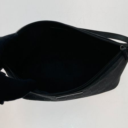  GUCCI グッチ アクセサリーポーチ ミニハンドバッグ GGキャンバス 07198 ブラック