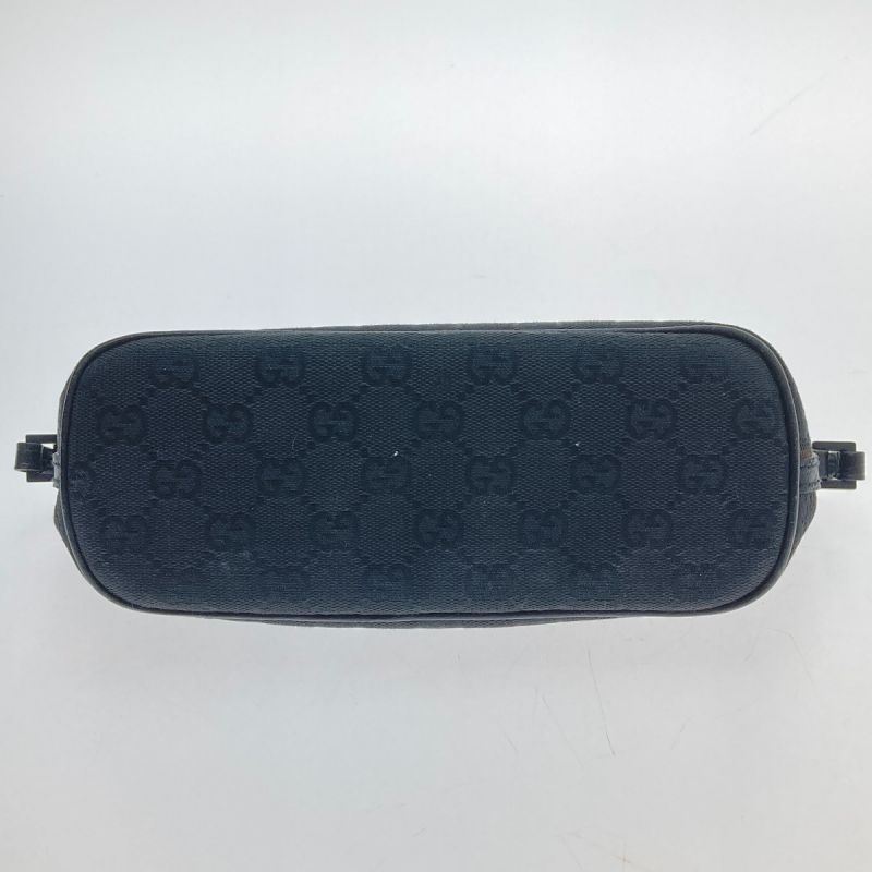 中古】 GUCCI グッチ アクセサリーポーチ ミニハンドバッグ GG