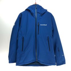 □□ mont･bell モンベル パウダーグライド パーカ Mサイズ 1102529 ブルー Aランク