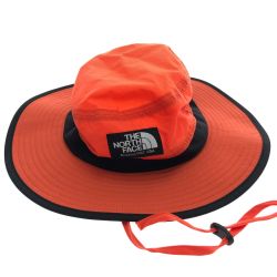 □□ THE NORTH FACE ザノースフェイス ホライズンハット Sサイズ NN01707 オレンジ Aランク