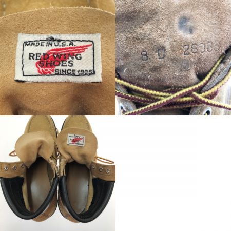  RED WING レッドウィング ブーツ SIZE8D（26cm） キャメル