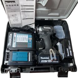 ЗЗ MAKITA マキタ 18v インパクトドライバ バッテリーx2 充電器 ケース付 TD173DRGXB ブラック Bランク