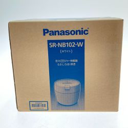 □□ Panasonic パナソニック 圧力IHジャー炊飯器  5.5合(1.0L) SR-NB102-W ホワイト 2022年製 Sランク