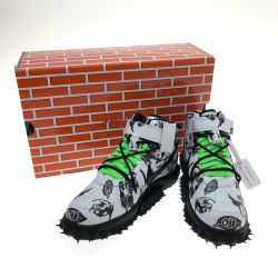 □□ NIKE ナイキ エアフォース1 ミッド グリムリーパー スニーカー 27.5cm DR0500-102 ホワイト×ブラック Sランク