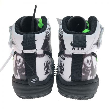  NIKE ナイキ エアフォース1 ミッド グリムリーパー スニーカー 27.5cm DR0500-102 ホワイト×ブラック