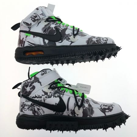  NIKE ナイキ エアフォース1 ミッド グリムリーパー スニーカー 27.5cm DR0500-102 ホワイト×ブラック