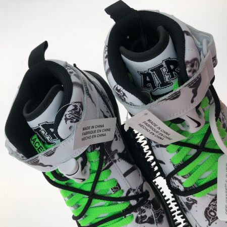  NIKE ナイキ エアフォース1 ミッド グリムリーパー スニーカー 27.5cm DR0500-102 ホワイト×ブラック