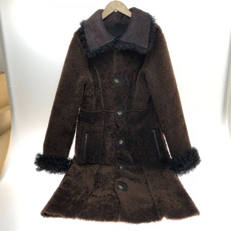  DIESEL ディーゼル リバーシブル ムートンコート Mサイズ ブラウン