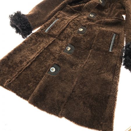  DIESEL ディーゼル リバーシブル ムートンコート Mサイズ ブラウン