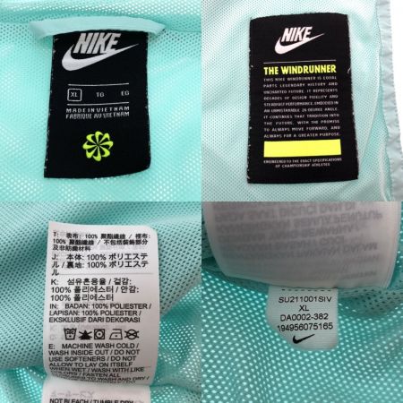  NIKE ナイキ ウインドブレーカー ジャケット XLサイズ DA0002-382 エメラルドグリーン