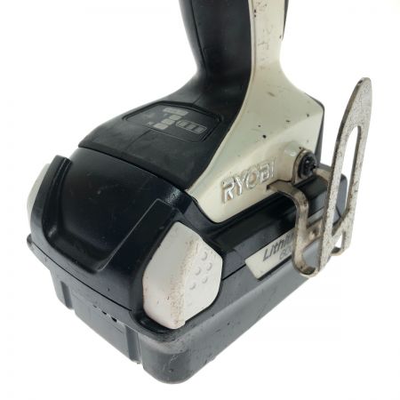  RYOBI リョービ 充電式インパクトドライバー 18V BID-10XR パールホワイト