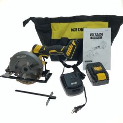 □□ voltaga 充電式丸のこ コードレス VOL-26809 イエロー Bランク