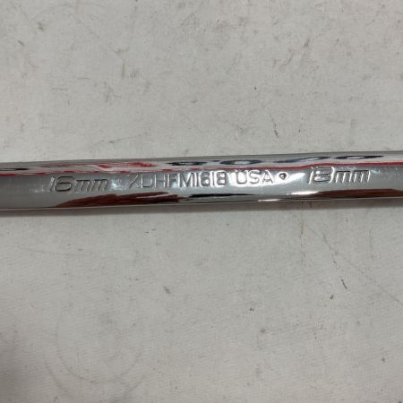 Snap-on スナップオン 工具 ハンドツール メガネレンチ XDHFM1618 16mm 18mm