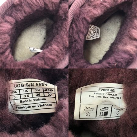  UGG アグ クラシックミニ ムートンブーツ 22cm 本体のみ N5854 パープル