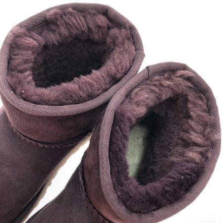  UGG アグ クラシックミニ ムートンブーツ 22cm 本体のみ N5854 パープル
