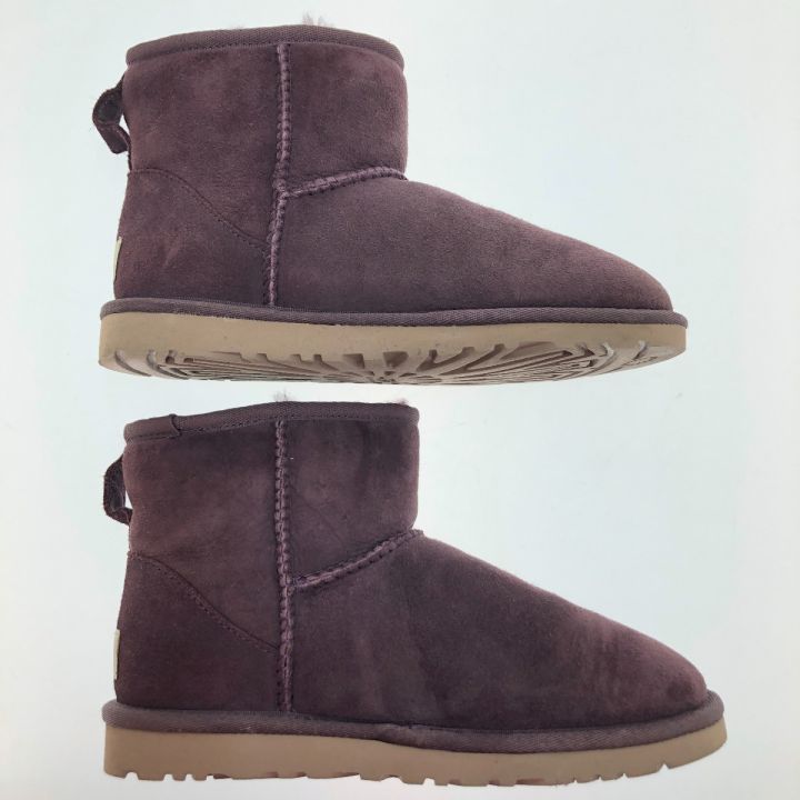 UGG アグ クラシックミニ ムートンブーツ 22cm 本体のみ N5854 パープル｜中古｜なんでもリサイクルビッグバン