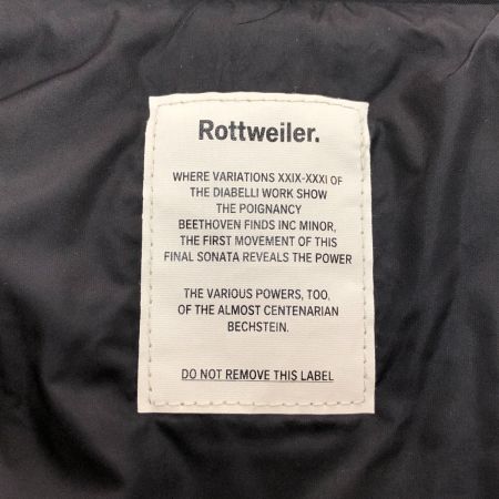  Rottweiler コーチジャケット XLサイズ RW22A0104 ブラック