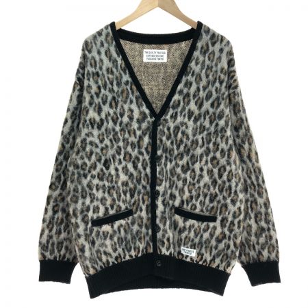  WACKO MARIA ワコマリア モヘアニットカーディガン Ｌサイズ レオパード