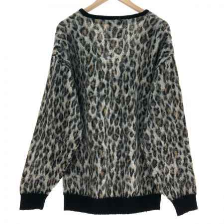  WACKO MARIA ワコマリア モヘアニットカーディガン Ｌサイズ レオパード