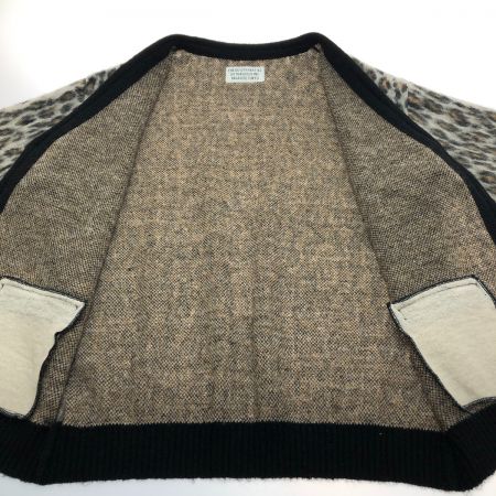  WACKO MARIA ワコマリア モヘアニットカーディガン Ｌサイズ レオパード